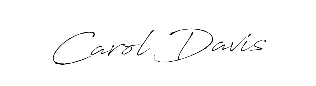 Use a signature maker to create a handwritten signature online. With this signature software, you can design (Antro_Vectra) your own signature for name Carol Davis. Carol Davis signature style 6 images and pictures png