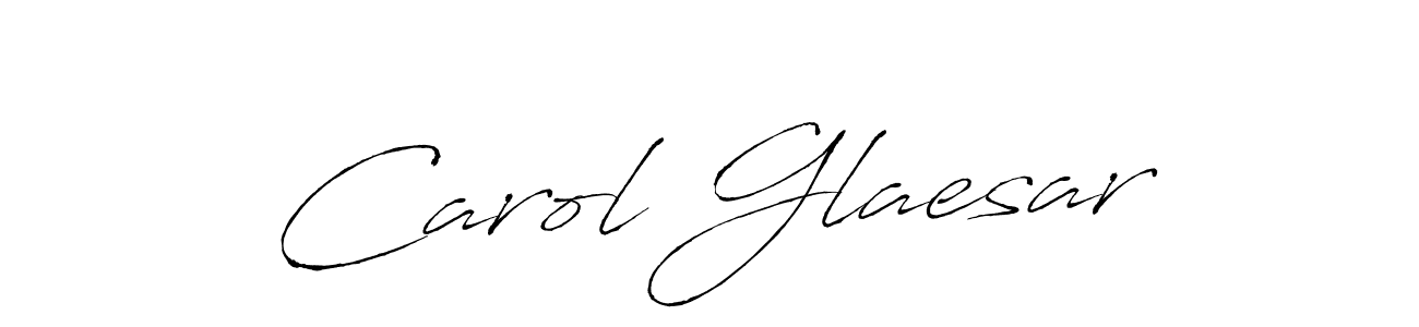 Create a beautiful signature design for name Carol Glaesar. With this signature (Antro_Vectra) fonts, you can make a handwritten signature for free. Carol Glaesar signature style 6 images and pictures png