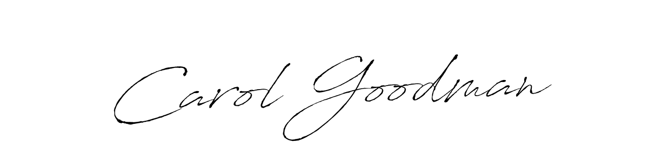 It looks lik you need a new signature style for name Carol Goodman. Design unique handwritten (Antro_Vectra) signature with our free signature maker in just a few clicks. Carol Goodman signature style 6 images and pictures png