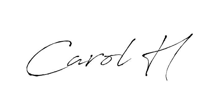 Once you've used our free online signature maker to create your best signature Antro_Vectra style, it's time to enjoy all of the benefits that Carol H name signing documents. Carol H signature style 6 images and pictures png