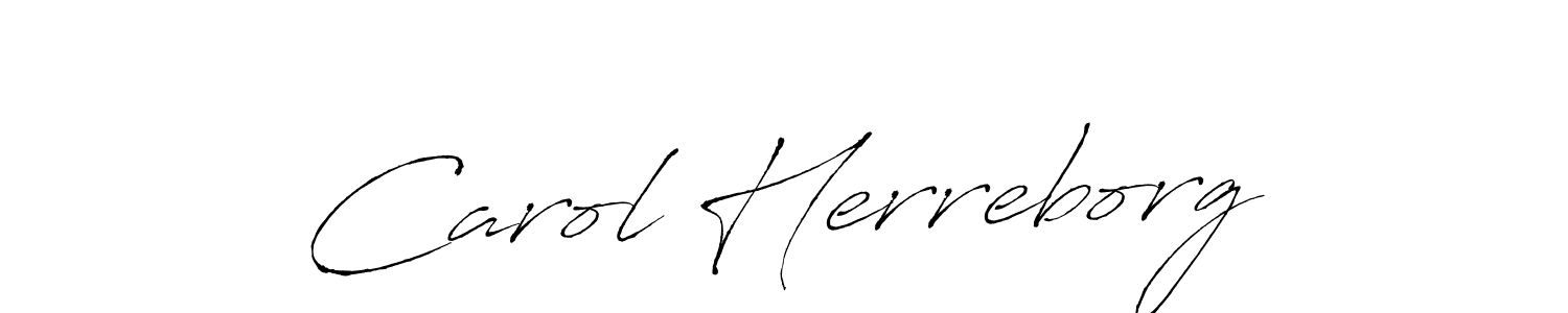 Also we have Carol Herreborg name is the best signature style. Create professional handwritten signature collection using Antro_Vectra autograph style. Carol Herreborg signature style 6 images and pictures png