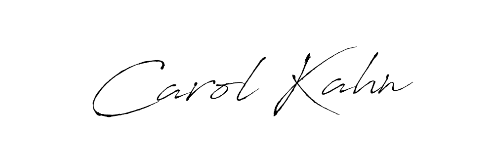 See photos of Carol Kahn official signature by Spectra . Check more albums & portfolios. Read reviews & check more about Antro_Vectra font. Carol Kahn signature style 6 images and pictures png