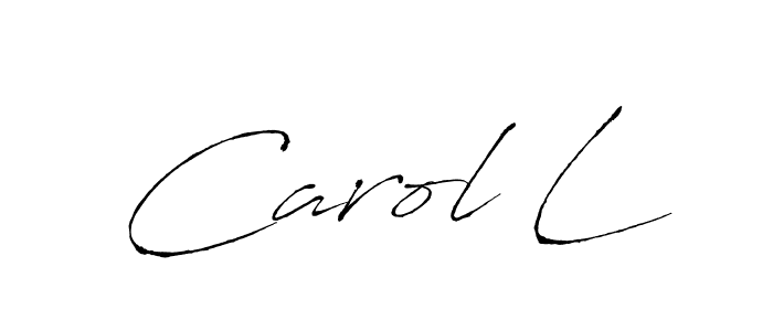 How to make Carol L signature? Antro_Vectra is a professional autograph style. Create handwritten signature for Carol L name. Carol L signature style 6 images and pictures png