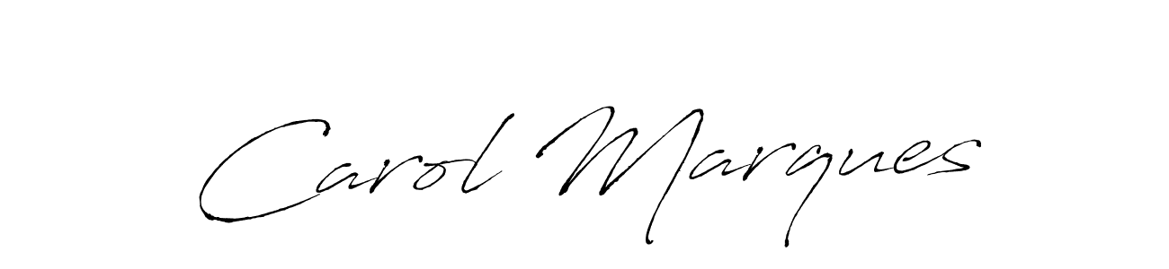 Carol Marques stylish signature style. Best Handwritten Sign (Antro_Vectra) for my name. Handwritten Signature Collection Ideas for my name Carol Marques. Carol Marques signature style 6 images and pictures png