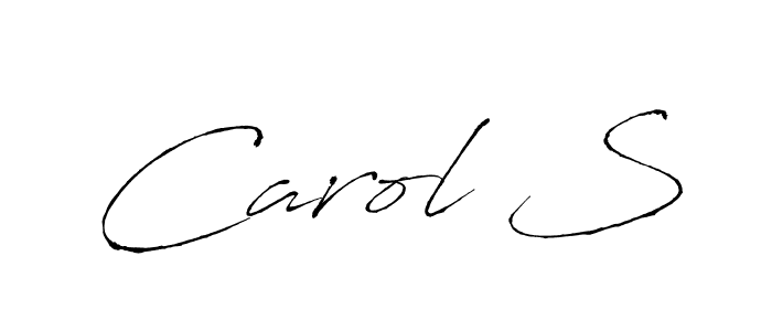 Also we have Carol S name is the best signature style. Create professional handwritten signature collection using Antro_Vectra autograph style. Carol S signature style 6 images and pictures png