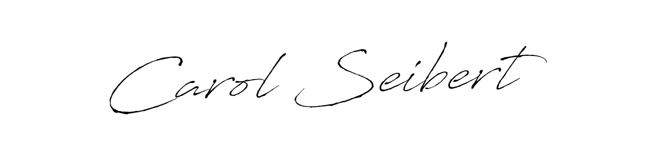 Create a beautiful signature design for name Carol Seibert. With this signature (Antro_Vectra) fonts, you can make a handwritten signature for free. Carol Seibert signature style 6 images and pictures png