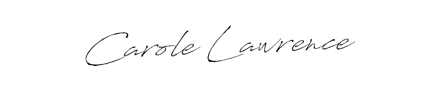 Antro_Vectra is a professional signature style that is perfect for those who want to add a touch of class to their signature. It is also a great choice for those who want to make their signature more unique. Get Carole Lawrence name to fancy signature for free. Carole Lawrence signature style 6 images and pictures png