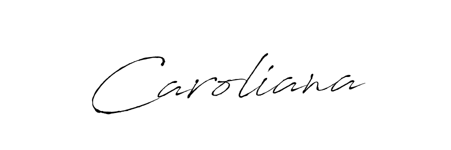 How to make Caroliana name signature. Use Antro_Vectra style for creating short signs online. This is the latest handwritten sign. Caroliana signature style 6 images and pictures png