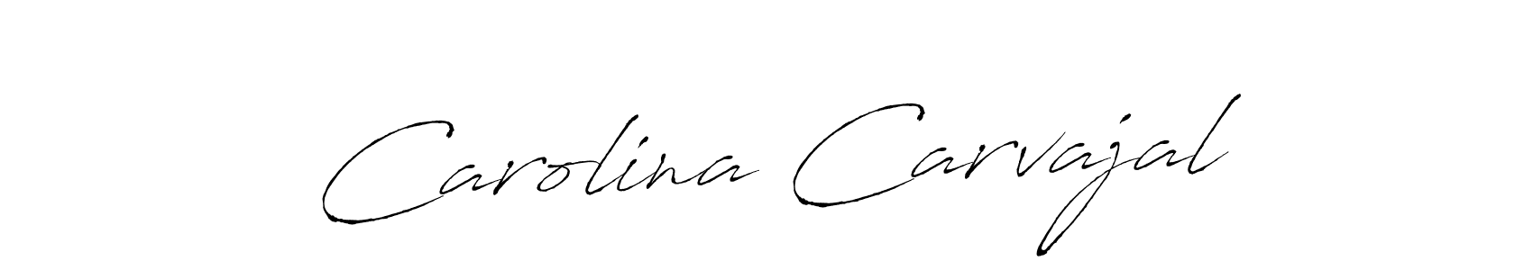 Antro_Vectra is a professional signature style that is perfect for those who want to add a touch of class to their signature. It is also a great choice for those who want to make their signature more unique. Get Carolina Carvajal name to fancy signature for free. Carolina Carvajal signature style 6 images and pictures png