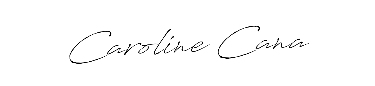 Make a beautiful signature design for name Caroline Cana. With this signature (Antro_Vectra) style, you can create a handwritten signature for free. Caroline Cana signature style 6 images and pictures png