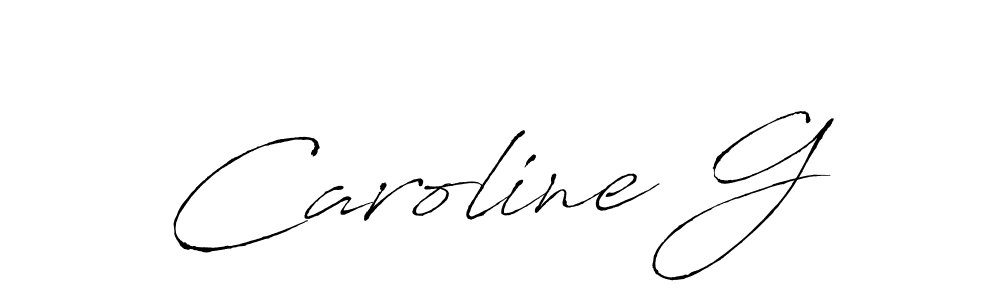 Design your own signature with our free online signature maker. With this signature software, you can create a handwritten (Antro_Vectra) signature for name Caroline G. Caroline G signature style 6 images and pictures png