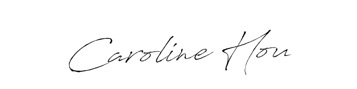 The best way (Antro_Vectra) to make a short signature is to pick only two or three words in your name. The name Caroline Hou include a total of six letters. For converting this name. Caroline Hou signature style 6 images and pictures png