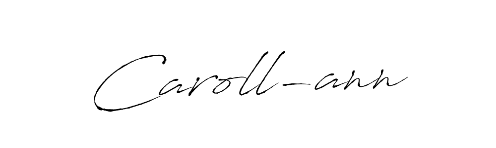 Use a signature maker to create a handwritten signature online. With this signature software, you can design (Antro_Vectra) your own signature for name Caroll-ann. Caroll-ann signature style 6 images and pictures png