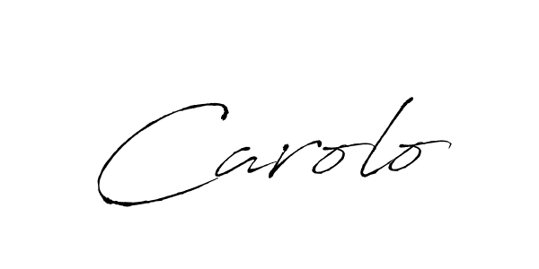 Once you've used our free online signature maker to create your best signature Antro_Vectra style, it's time to enjoy all of the benefits that Carolo name signing documents. Carolo signature style 6 images and pictures png