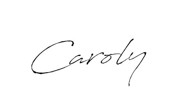 It looks lik you need a new signature style for name Caroly. Design unique handwritten (Antro_Vectra) signature with our free signature maker in just a few clicks. Caroly signature style 6 images and pictures png