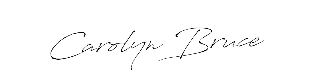 Create a beautiful signature design for name Carolyn Bruce. With this signature (Antro_Vectra) fonts, you can make a handwritten signature for free. Carolyn Bruce signature style 6 images and pictures png