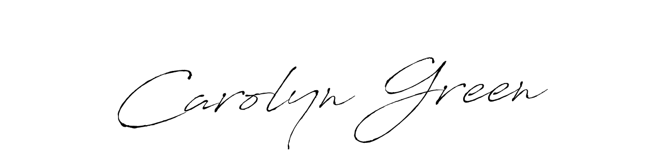 Design your own signature with our free online signature maker. With this signature software, you can create a handwritten (Antro_Vectra) signature for name Carolyn Green. Carolyn Green signature style 6 images and pictures png