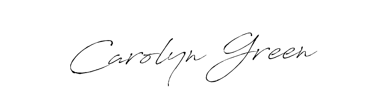 Design your own signature with our free online signature maker. With this signature software, you can create a handwritten (Antro_Vectra) signature for name Carolyn Green. Carolyn Green signature style 6 images and pictures png