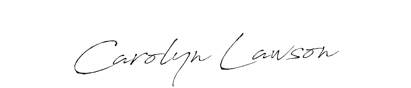 The best way (Antro_Vectra) to make a short signature is to pick only two or three words in your name. The name Carolyn Lawson include a total of six letters. For converting this name. Carolyn Lawson signature style 6 images and pictures png