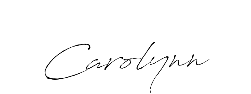 Design your own signature with our free online signature maker. With this signature software, you can create a handwritten (Antro_Vectra) signature for name Carolynn. Carolynn signature style 6 images and pictures png