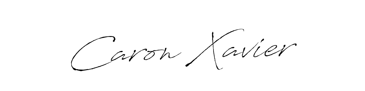 Create a beautiful signature design for name Caron Xavier. With this signature (Antro_Vectra) fonts, you can make a handwritten signature for free. Caron Xavier signature style 6 images and pictures png