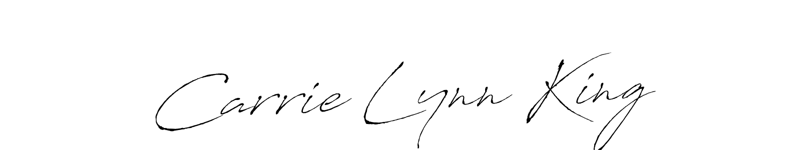 Carrie Lynn King stylish signature style. Best Handwritten Sign (Antro_Vectra) for my name. Handwritten Signature Collection Ideas for my name Carrie Lynn King. Carrie Lynn King signature style 6 images and pictures png
