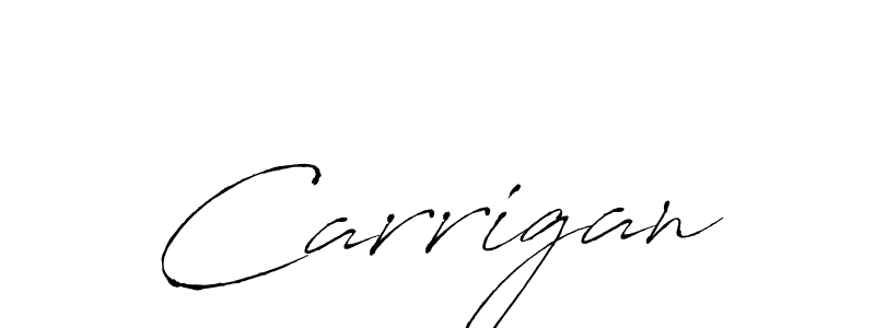 How to make Carrigan signature? Antro_Vectra is a professional autograph style. Create handwritten signature for Carrigan name. Carrigan signature style 6 images and pictures png