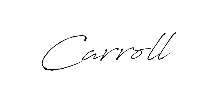Carroll stylish signature style. Best Handwritten Sign (Antro_Vectra) for my name. Handwritten Signature Collection Ideas for my name Carroll. Carroll signature style 6 images and pictures png