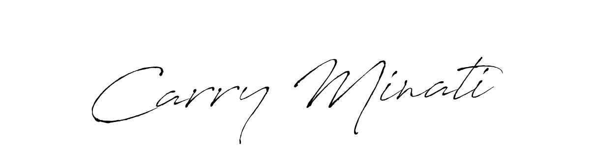 Create a beautiful signature design for name Carry Minati. With this signature (Antro_Vectra) fonts, you can make a handwritten signature for free. Carry Minati signature style 6 images and pictures png