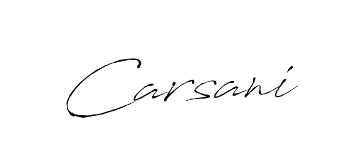 Make a beautiful signature design for name Carsani. Use this online signature maker to create a handwritten signature for free. Carsani signature style 6 images and pictures png