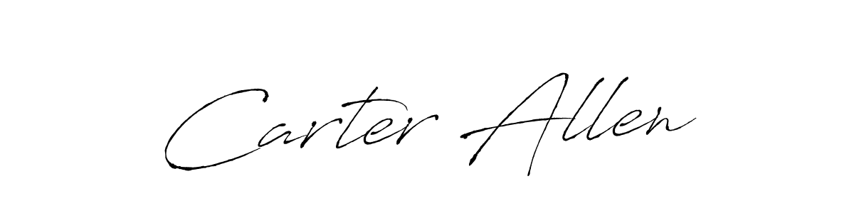 You should practise on your own different ways (Antro_Vectra) to write your name (Carter Allen) in signature. don't let someone else do it for you. Carter Allen signature style 6 images and pictures png