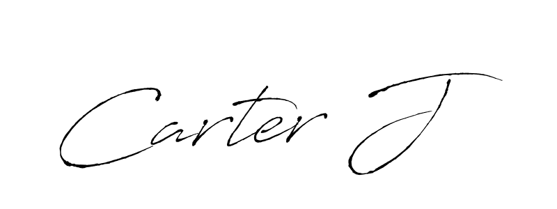 How to make Carter J name signature. Use Antro_Vectra style for creating short signs online. This is the latest handwritten sign. Carter J signature style 6 images and pictures png