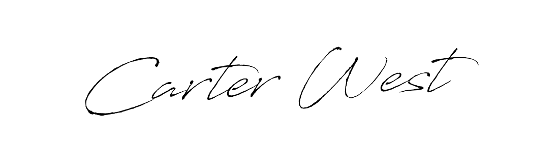 Make a beautiful signature design for name Carter West. With this signature (Antro_Vectra) style, you can create a handwritten signature for free. Carter West signature style 6 images and pictures png