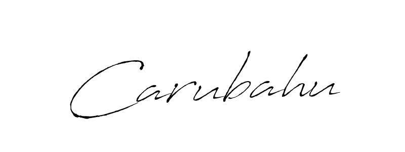 Make a beautiful signature design for name Carubahu. With this signature (Antro_Vectra) style, you can create a handwritten signature for free. Carubahu signature style 6 images and pictures png