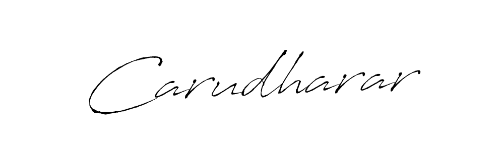 Also we have Carudharar name is the best signature style. Create professional handwritten signature collection using Antro_Vectra autograph style. Carudharar signature style 6 images and pictures png