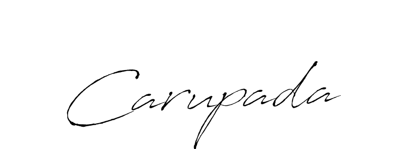 if you are searching for the best signature style for your name Carupada. so please give up your signature search. here we have designed multiple signature styles  using Antro_Vectra. Carupada signature style 6 images and pictures png