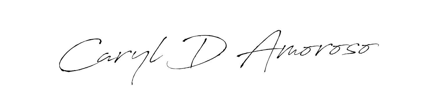 Also we have Caryl D Amoroso name is the best signature style. Create professional handwritten signature collection using Antro_Vectra autograph style. Caryl D Amoroso signature style 6 images and pictures png