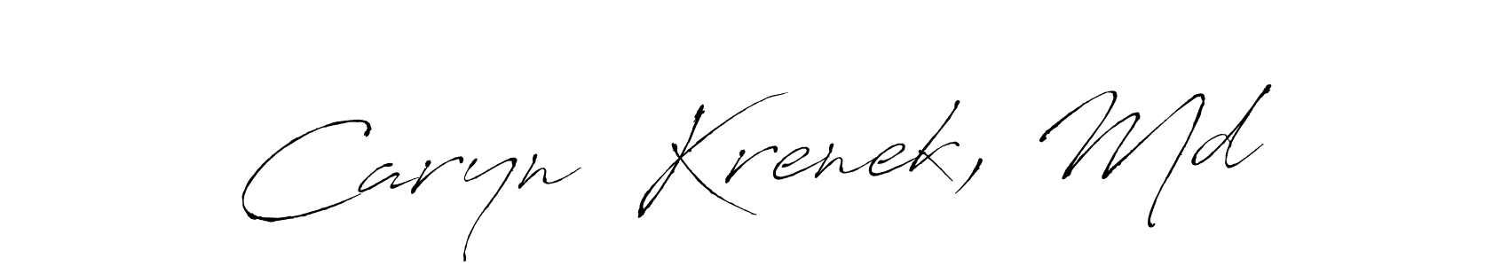 Also You can easily find your signature by using the search form. We will create Caryn  Krenek, Md name handwritten signature images for you free of cost using Antro_Vectra sign style. Caryn  Krenek, Md signature style 6 images and pictures png