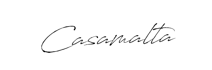 How to make Casamalta signature? Antro_Vectra is a professional autograph style. Create handwritten signature for Casamalta name. Casamalta signature style 6 images and pictures png