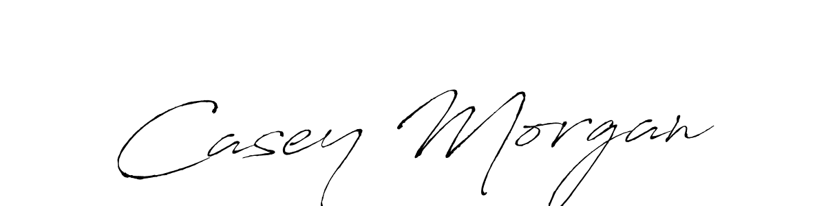 Design your own signature with our free online signature maker. With this signature software, you can create a handwritten (Antro_Vectra) signature for name Casey Morgan. Casey Morgan signature style 6 images and pictures png