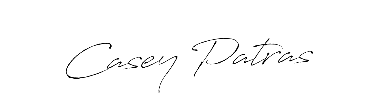 Design your own signature with our free online signature maker. With this signature software, you can create a handwritten (Antro_Vectra) signature for name Casey Patras. Casey Patras signature style 6 images and pictures png