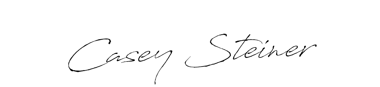 Design your own signature with our free online signature maker. With this signature software, you can create a handwritten (Antro_Vectra) signature for name Casey Steiner. Casey Steiner signature style 6 images and pictures png