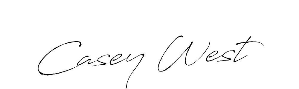 The best way (Antro_Vectra) to make a short signature is to pick only two or three words in your name. The name Casey West include a total of six letters. For converting this name. Casey West signature style 6 images and pictures png