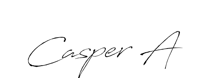 It looks lik you need a new signature style for name Casper A. Design unique handwritten (Antro_Vectra) signature with our free signature maker in just a few clicks. Casper A signature style 6 images and pictures png