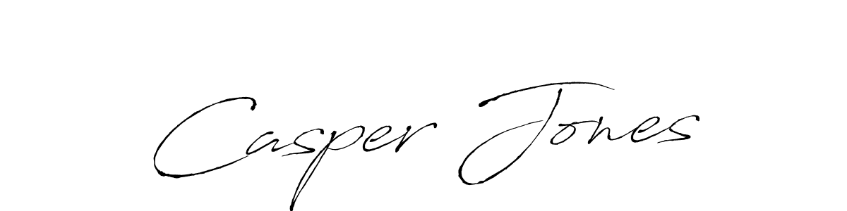 How to make Casper Jones name signature. Use Antro_Vectra style for creating short signs online. This is the latest handwritten sign. Casper Jones signature style 6 images and pictures png