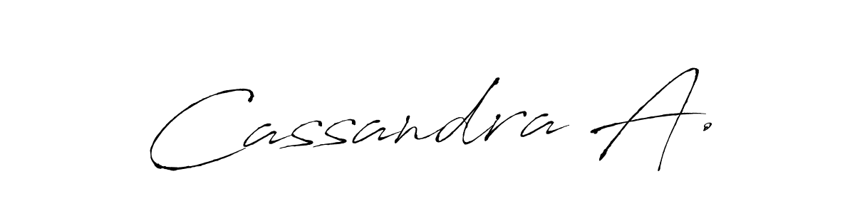 Use a signature maker to create a handwritten signature online. With this signature software, you can design (Antro_Vectra) your own signature for name Cassandra A.. Cassandra A. signature style 6 images and pictures png