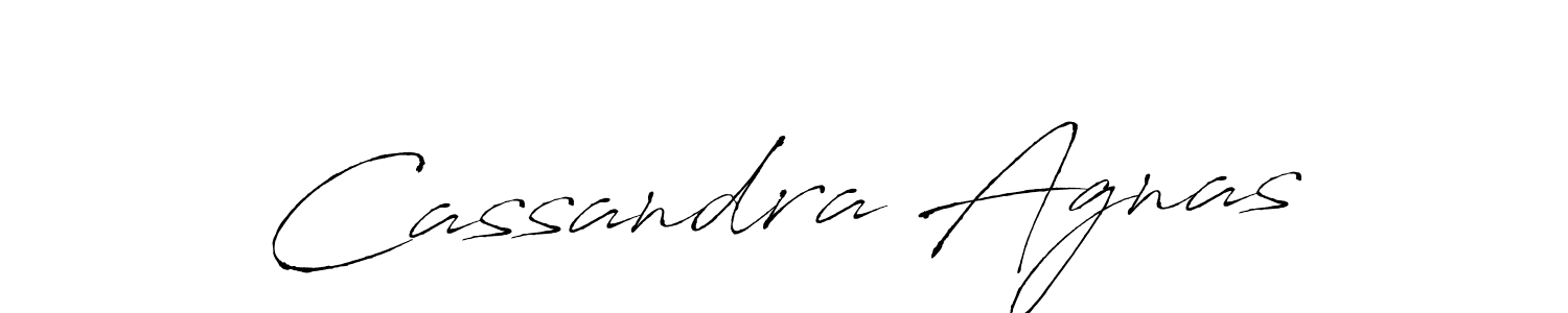 Make a beautiful signature design for name Cassandra Agnas. With this signature (Antro_Vectra) style, you can create a handwritten signature for free. Cassandra Agnas signature style 6 images and pictures png