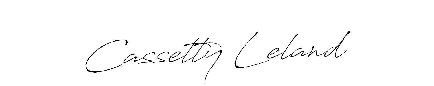 Make a beautiful signature design for name Cassetty Leland. Use this online signature maker to create a handwritten signature for free. Cassetty Leland signature style 6 images and pictures png