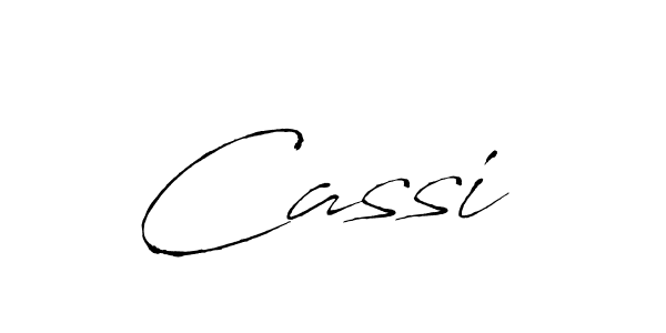 Make a beautiful signature design for name Cassi . With this signature (Antro_Vectra) style, you can create a handwritten signature for free. Cassi  signature style 6 images and pictures png