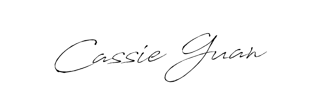 Create a beautiful signature design for name Cassie Guan. With this signature (Antro_Vectra) fonts, you can make a handwritten signature for free. Cassie Guan signature style 6 images and pictures png